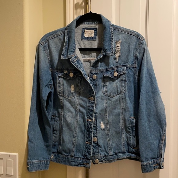 Basic Denim Wax Jean Jacket - Picture 1 of 6